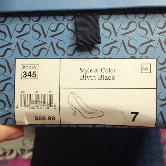 SV BLYTH BLACK HEELS - NIB - 4 INCH - Picture 3 of 8